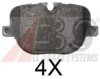 LANDROVER LR025739 Brake Pad Set, disc brake